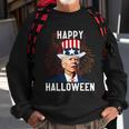 Funny Joe Biden Happy Halloween For Fourth Of July V2 Sweatshirt Gifts for Old Men