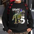 Funny Kids Rawr Im 5 5Th Birthday Party GiftRex Dinosaur Gift For Boys Gift Tshirt Sweatshirt Gifts for Old Men