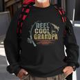 Funny Mens Funny Fishing Gift Vintage Reel Cool Grandpa Gift Sweatshirt Gifts for Old Men
