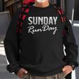 Funny Running With Saying Sunday Runday Sweatshirt Gifts for Old Men
