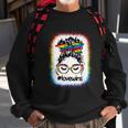 Gay Pride Messy Bun Rainbow Love Wins Lgbt Lgbtq Lesbian Sweatshirt Gifts for Old Men