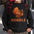 Gobble Turkey Thanksgiving Tshirt Sweatshirt Gifts for Old Men