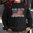 God Bless America 4Th Of July Patriotic Usa Great Gift Sweatshirt Gifts for Old Men