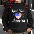 God Bless America For Patriotic Independence Day 4Th Of July Gift Sweatshirt Gifts for Old Men