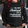 Grandpa Shirts Funny Fathers Day Retired Grandpa Long Sleeve Sweatshirt Gifts for Old Men