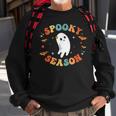 Groovy Spooky Season Halloween Costume For Women Halloween Sweatshirt Gifts for Old Men