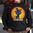 Halloween 2021 Cat Vampurr Vampire Funny Costume Men Women Sweatshirt Graphic Print Unisex Gifts for Old Men