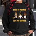Halloween Gnomes Cute Pumpkin Fall Funny Costume Graphic Design Printed Casual Daily Basic Sweatshirt Gifts for Old Men