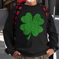 Happy Clover St Patricks Day Irish Shamrock St Pattys Day Men Women Sweatshirt Graphic Print Unisex Gifts for Old Men