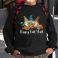 Happy Fall Yall Tshirt Gnome Leopard Pumpkin Autumn Gnomes Graphic Design Printed Casual Daily Basic Sweatshirt Gifts for Old Men
