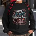 Happy First Fathers Day Daddy 1St Fathers Day Gifts Quote Graphic Design Printed Casual Daily Basic Sweatshirt Gifts for Old Men
