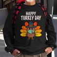 Happy Turkey Day Funny Thanksgiving 2021 Autumn Fall Season V2 Sweatshirt Gifts for Old Men