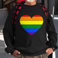 Heart Lgbt Gay Pride Lesbian Bisexual Ally Quote V3 Sweatshirt Gifts for Old Men