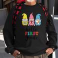 Hello First Grade School Gnome Teacher Students Graphic Plus Size Premium Shirt Sweatshirt Gifts for Old Men