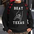 Horns Down Beat Texas Football Sweatshirt Gifts for Old Men