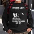 Husband And Wife - Fishing Partners Sweatshirt Gifts for Old Men