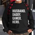 Husband Dad Father Gamer Funny Gaming Sweatshirt Gifts for Old Men