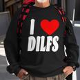I Heart Dilfs V2 Sweatshirt Gifts for Old Men