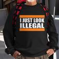 I Just Look Illegal Box Tshirt Sweatshirt Gifts for Old Men