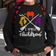 I Smell Children Funny Witch Halloween Lazy Costume Gift Sweatshirt Gifts for Old Men