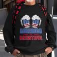 Independence Day Abeerica The Brewtiful 4Th Of Juli Ing Gift Sweatshirt Gifts for Old Men