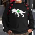 Irish Clover T-Rex Tshirt Sweatshirt Gifts for Old Men