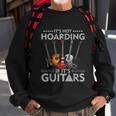 Its Not Hoarding If Its Guitars Vintage Sweatshirt Gifts for Old Men