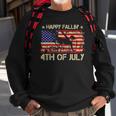 Joe Biden Happy Falling Off Bicycle Biden Bike 4Th Of July Sweatshirt Gifts for Old Men