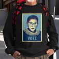 Jusice Ruth Bader Ginsburg Rbg Vote Voting Election Sweatshirt Gifts for Old Men