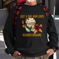 Just A Girl Who Loves Bearded Dragons Sweatshirt Gifts for Old Men