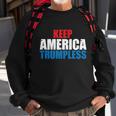 Keep America Trumpless Gift Keep America Trumpless Funny Gift Sweatshirt Gifts for Old Men