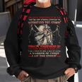 Knight TemplarShirt - I Whispered In The Devil Ear I Am A Child Of God A Man Of Faith A Warrior Of Christ I Am The Storm - Knight Templar Store Sweatshirt Gifts for Old Men