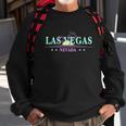 Las Vegas Retro Sunset Palm Trees Sweatshirt Gifts for Old Men