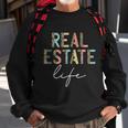 Leopard Real Estate Life Agent Realtor Investor Home Broker Tshirt Sweatshirt Gifts for Old Men