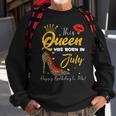 Leopard This Queen Was Born In July Happy Birthday To Me Sweatshirt Gifts for Old Men