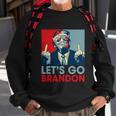 Lets Go Brandon Conservative Anti Liberal Tshirt Sweatshirt Gifts for Old Men