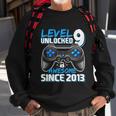 Level 9 Unlocked Awesome 2013 Video Game 9Th Birthday Gift Sweatshirt Gifts for Old Men