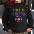 Lgbt I Prefer Cooking & Eating Out With Girls Lesbian Gay Sweatshirt Gifts for Old Men