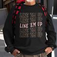 Line Em Up Retro Countrys Slogan Sweatshirt Gifts for Old Men