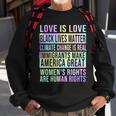 Love Is Love Black Lives Matter Tshirt Sweatshirt Gifts for Old Men