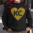 Love Kansas City Football Fan City Map Sweatshirt Gifts for Old Men