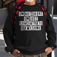 Lovely Funny Cool Sarcastic Im Not Short Im Just Sweatshirt Gifts for Old Men