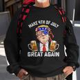 Make 4Th Of July Great Again Trump Ing Beer Patriotic Cute Gift Sweatshirt Gifts for Old Men