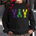 Mardi Gras Craw Fish Graphic Design Printed Casual Daily Basic Sweatshirt Gifts for Old Men