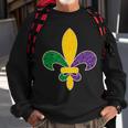Mardi Gras Sparkle Fleur De Lis Tshirt Sweatshirt Gifts for Old Men