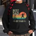 Mens Best Dad By Par Vintage Disc Golf Funny Fathers Day Sweatshirt Gifts for Old Men