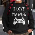 Mens I Love When My Wife Lets Me Play Videogames Sweatshirt Gifts for Old Men