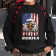Merica Eagle Mullet 4Th Of July American Flag Stars Stripes Gift Sweatshirt Gifts for Old Men