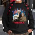 Merica Patriotic Party Sweatshirt Gifts for Old Men