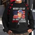 Merry 4Th Of July Biden Bike Bicycle Falls Off Funny Sweatshirt Gifts for Old Men